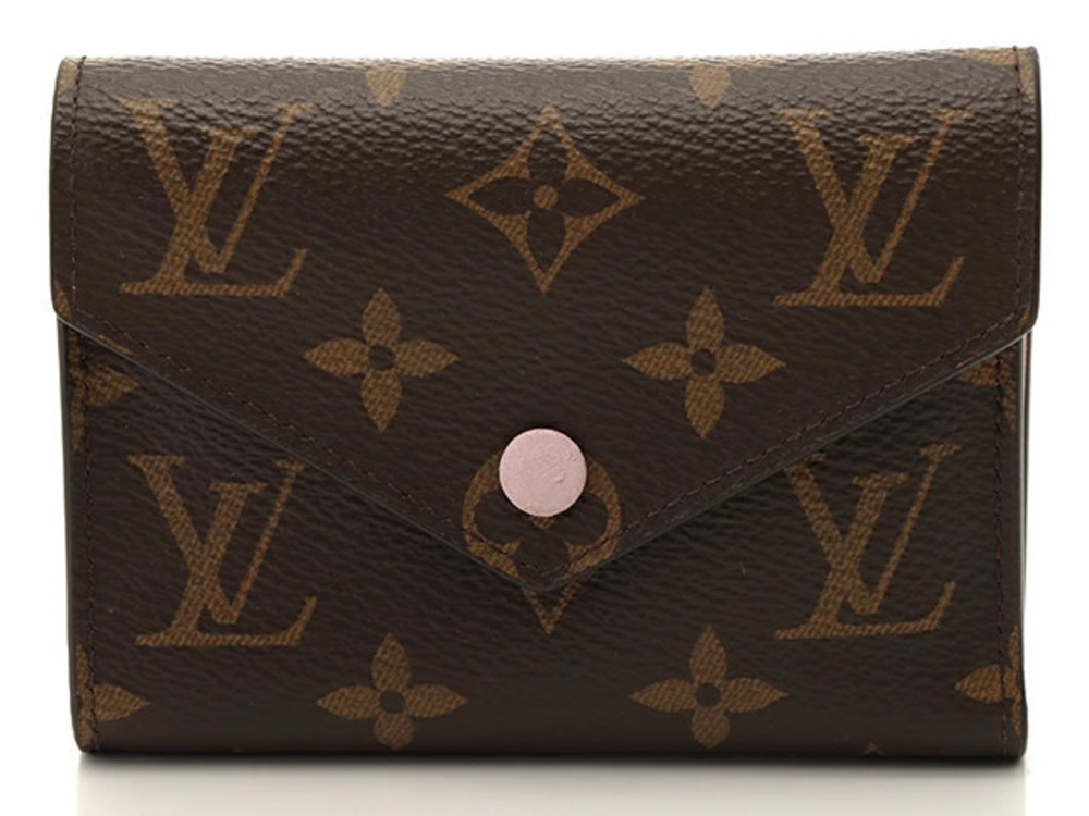 LOUIS VUITTON Portefeuille Victorine Rose Pink Ballerine Monogram